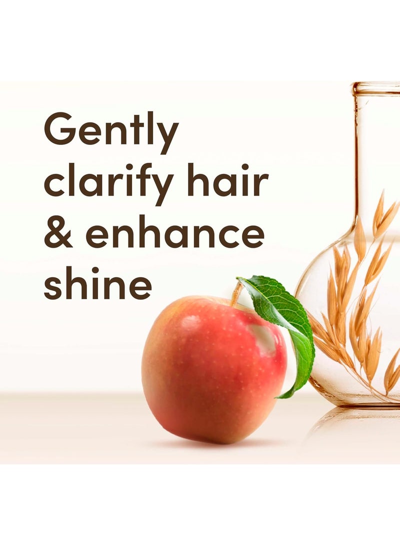 Aveeno Scalp Soothing Haircare Clarify & Shine Shampoo, Apple Cider Vinegar Blend, for All Hair Types, Soothes Dry, Itchy & Flaky Scalp, Clinically Proven, Sulfate Free, 300ml - Image 3